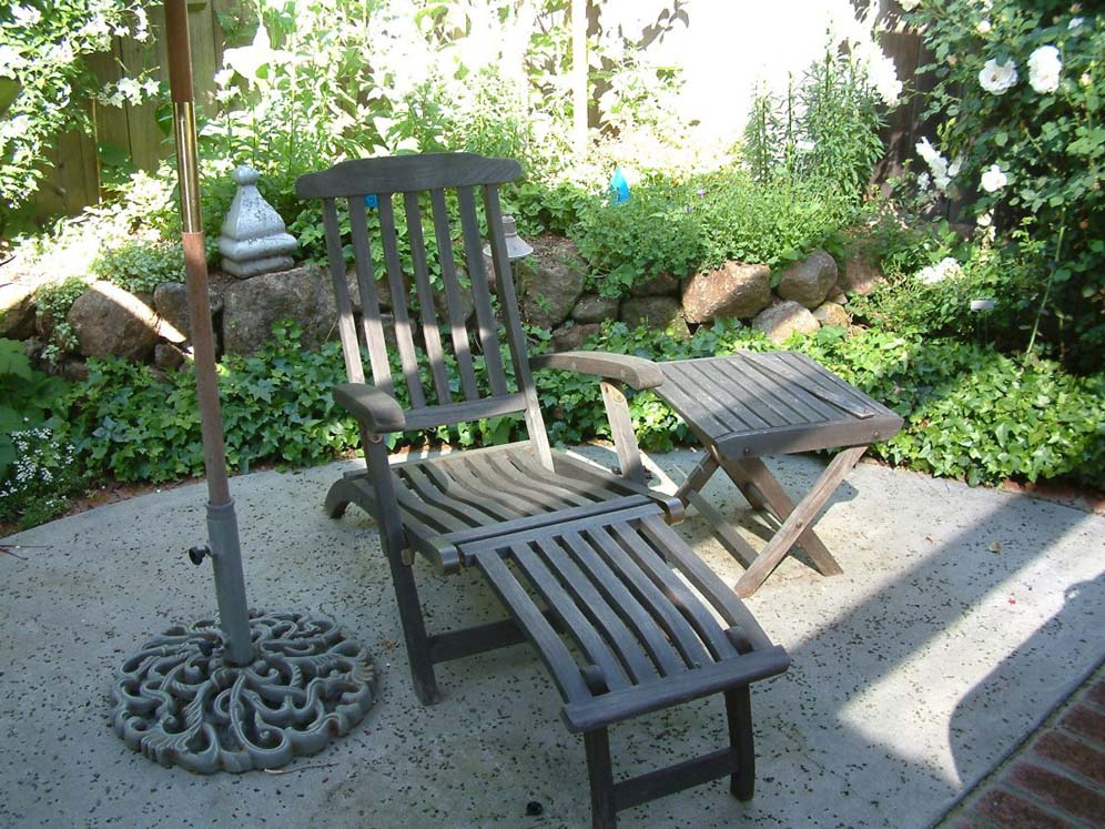 Lounge Chair in the Garden