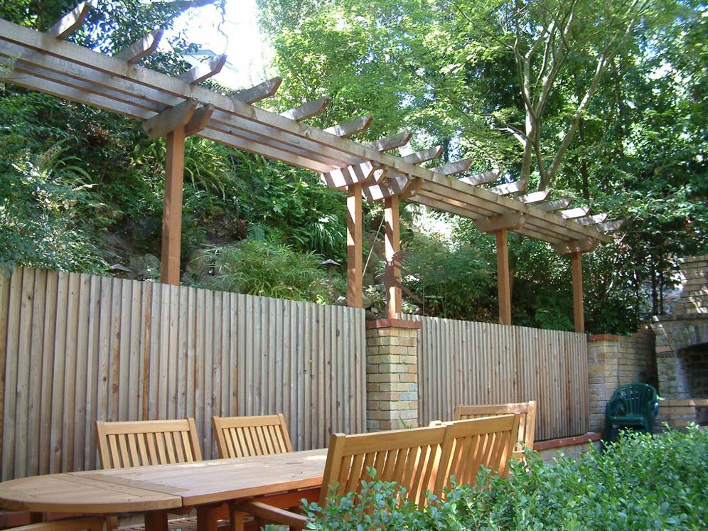 Arbor, Fencing and Dining